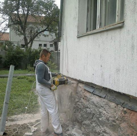 Hidroizolacija Maletic - masinsko presecanje vlage