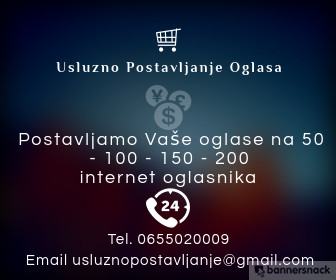 Usluzno postavljanje oglasa na 50-200  sajtova !!!