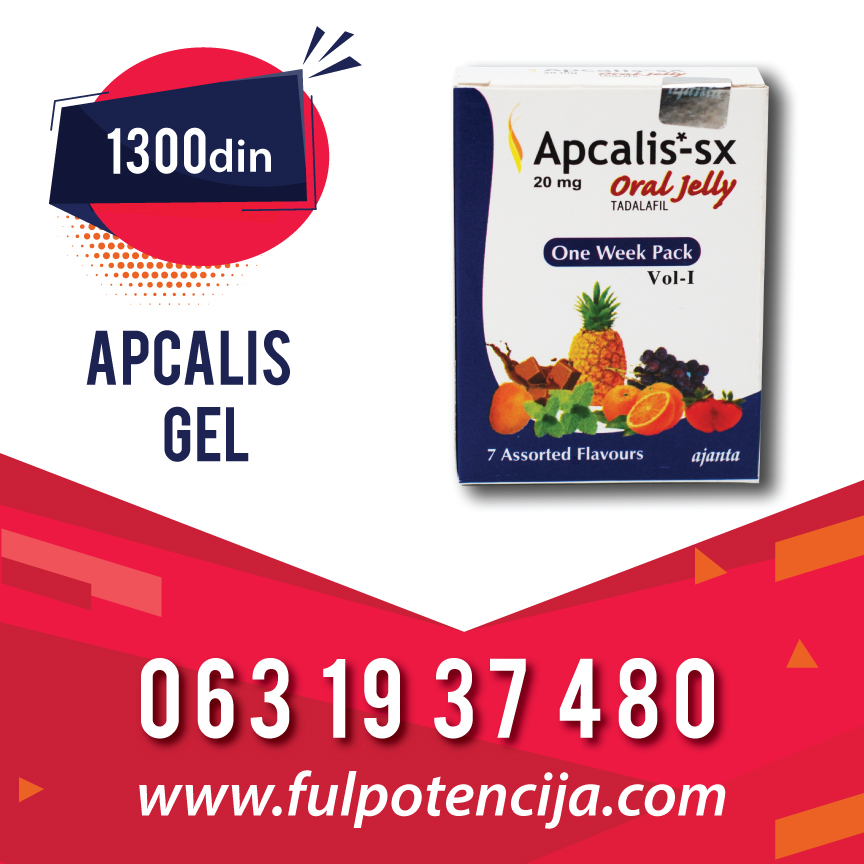 Apcalis Gel Cena 1300 din 063/1937-480