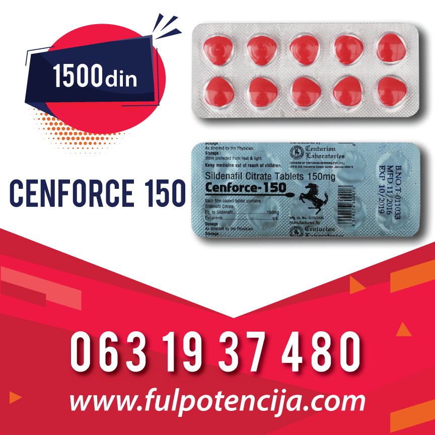 Genericka Viagra (Cenforce 150)-Novi Sad Cena 1500 din